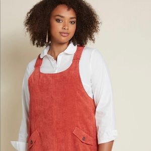 ModCloth corduroy jumper dress size 3X